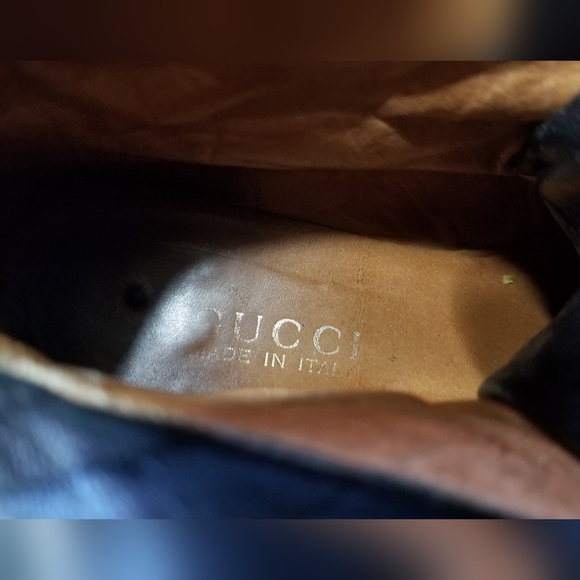 GUCCI SIZE 37 BLACK LEATHER COMBAT BOOT TOM FORD VINTAGE 1999 BARELY WORN - Picture 10 of 10